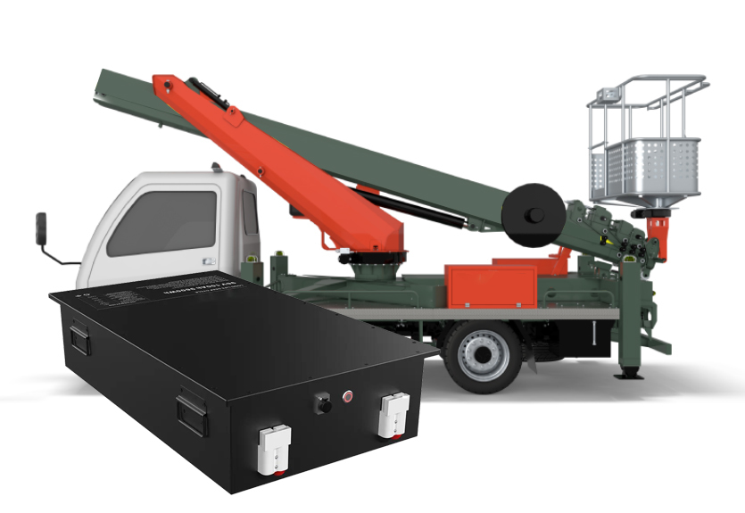Dernière affaire concernant Solution de système de batterie au lithium 72V280AH pour plate-forme de travail aérien industriel