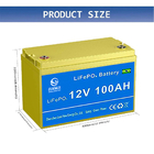 OEM ODM LiFePO4 lithium battery 12.8V 100AH 200AH Lead-acid replacement battery Rechargeable battery With Built In BMS
