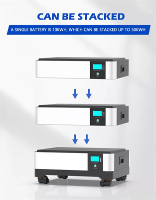 LiFePO4 Lithium Battery 51.2V 10KWH 20KWH 30KWH 50KWH Solar Energy Storage Lithium Battery OEM ODM LiFePO4 Battery