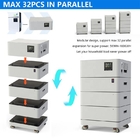 LiFePO4 Lithium Battery ALL IN 1 Plug And Play Rack Energy Storage Container OEM ODM 10KW 15KW 20KW 48V LiFePO4 Battery