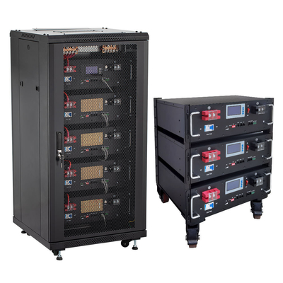 Customized Plug Type LiFePO4 Lithium Battery 24V 48V 51.2V 100Ah 150Ah 200Ah MPPT Controller