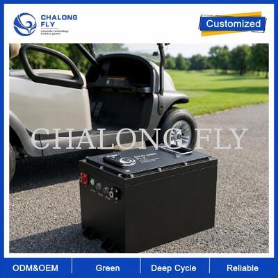 36V & 48V 105Ah LiFePO4 Golf Cart Battery with Smart BMS for Fleet Vehicles