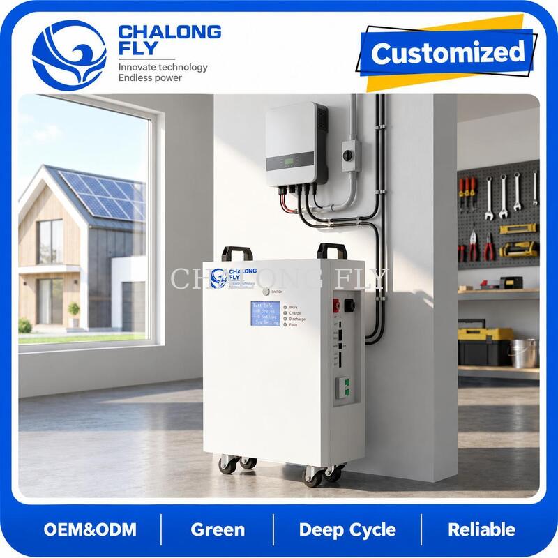 15kWh 16kWh 51.2V Residential Energy Storage System Powerwall Solar Battery for Home Backup