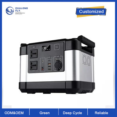 Générateur portatif de l'énergie de système solaire de la centrale d'ODM 500W d'OEM de batterie au lithium Lifepo4 1000W 2000WElectricity extérieur