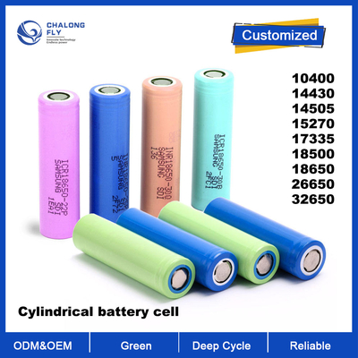 OEM ODM LiFePO4 batterie au lithium NMC/NCM personnalisée 18650 Cellules cylindriques 1000~3500mah 3,2V 3,7V batteries au lithium