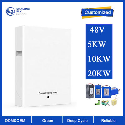 Système à énergie solaire de secours de batterie d'accumulateurs du paquet 48V 100AH 200Ah de batterie de maison d'ODM 5KW 10KW d'OEM de batterie au lithium LiFePo4