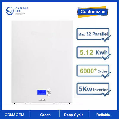 Système de secours de stockage d'énergie solaire de maison d'ODM d'OEM de batterie de phosphate de fer de lithium de la batterie au lithium LiFePo4 48V 100AH 200AH