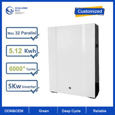 LiFePO4 batterie au lithium 48V 100AH 200AH batterie au lithium-ion personnalisée 5KW 10KW Powerwall pour le système de stockage solaire à domicile