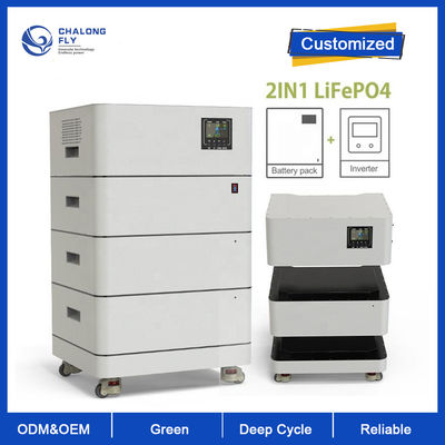 Batterie au lithium LiFePo4 TOUTE DANS 1 batterie prête à l'emploi d'ODM 10KW 15KW 20KW 48V LiFePO4 d'OEM de conteneur de stockage de l'énergie de support
