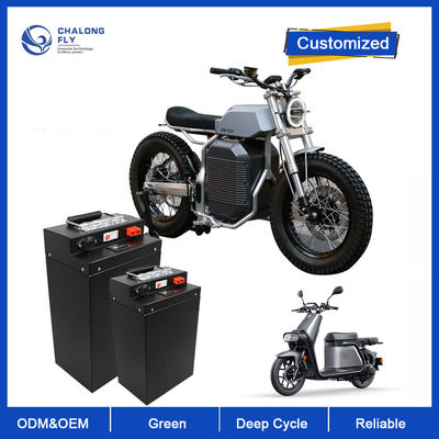 Batterie au lithium LiFePO4 OEM ODM 60V 72V 60AH 80AH 120AH Batterie de scooter électrique en gros 80AH 100AH Batterie au lithium-ion