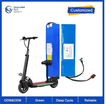 Batterie adaptée aux besoins du client d'Ion Electric Scooter Ebike Motorcycles de lithium du paquet 48V 10.5AH de batterie