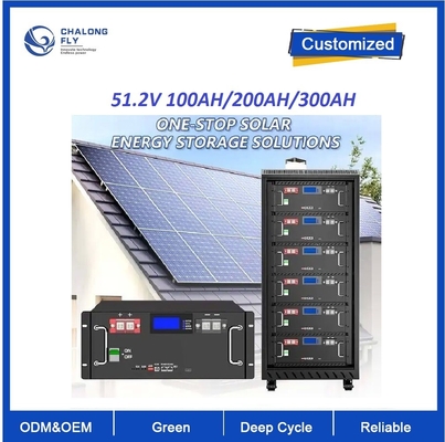 Le support industriel résidentiel à la maison adapté aux besoins du client du système énergétique ESS a monté LiFePO4 le lithium Ion Battery 48v 100ah 3.2V ESS