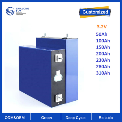 3.2V batterie électrique profonde rechargeable de moto de scooter de batterie au lithium du cycle 100ah 206ah 280ah 302ah lifepo4