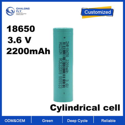 Paquets rechargeables de haute qualité de batterie au lithium de cellules de la batterie au lithium d'ODM LiFePO4 d'OEM NCM NMC 3.6v2200mah 18650