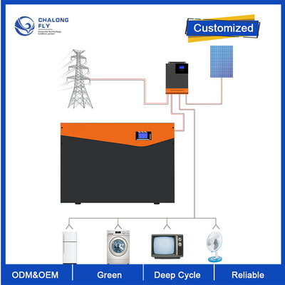 Batterie électrique solaire de moto d'Ion Battery Pack 48V 100Ah 200Ah de lithium de batterie au lithium d'ODM lifepo4 d'OEM