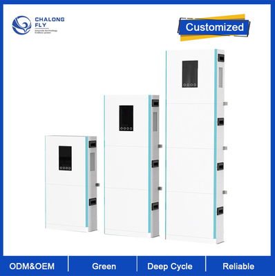 Batterie au lithium OEM ODM LiFePO4, système de stockage de batterie domestique empilé, paquets de batteries au lithium 48V 100/200AH