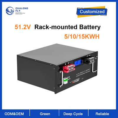 Lithium à énergie solaire Ion Battery Renewable 48V 100AH 200AH 300Ah de système de maison du bâti de support LiFePO4