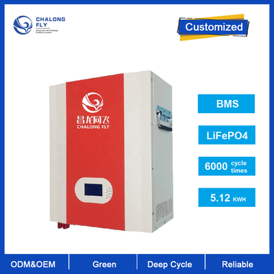 Lifepo4 le lithium Ion Battery Pack Powerwall Wall a monté la batterie profonde de cycle de la batterie 48V 100Ah 12V pour résidentiel à la maison