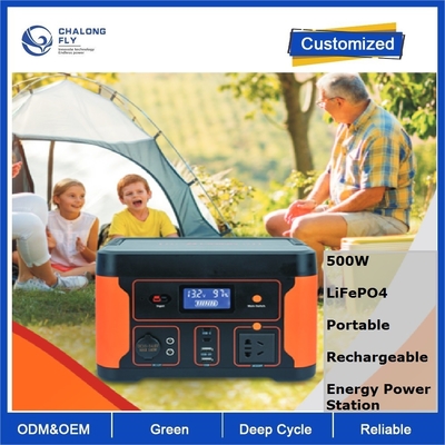 Lithium Ion Solar Battery Rechargeable Portable 500w de la centrale d'énergie Lifepo4