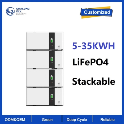 LiFePO4 10kwh lithium empilable Ion Battery Pack 48v 200Ah 10KWH 15KWH 20KWH pour le système à énergie solaire 6000cycles de stockage