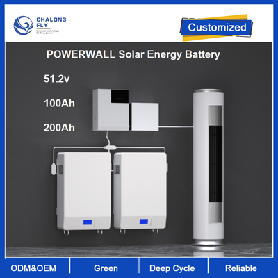 batterie 6000cycles 1C LiFePO4 ESS solaire de stockage de l'énergie de maison de 48V 100Ah 200Ah