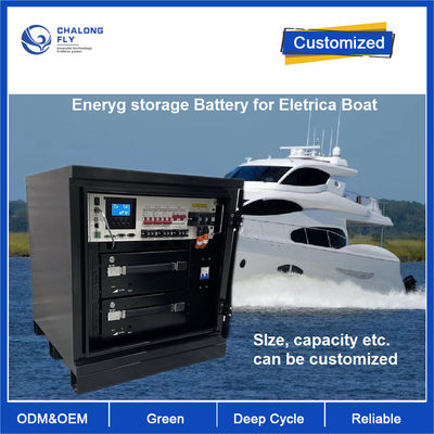CLF OEM ODM IP65 LiFePO4 batterie batterie au lithium avec longue durée de vie stockage d'énergie pour bateau électrique marine 48V