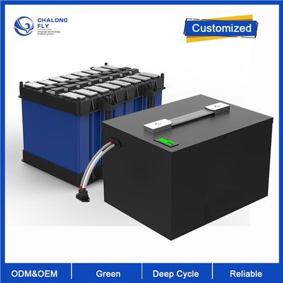 Type de prise personnalisée LiFePO4 batterie au lithium 24V 48V 51.2V 100Ah 150Ah 200Ah contrôleur MPPT