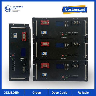 LiFePO4 batterie au lithium 48V 100AH 200AH stockage d'énergie puissance système solaire batterie au lithium-ion