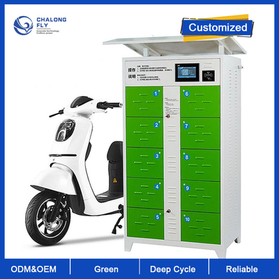 LiFePO4 batterie au lithium moto station de remplacement de la batterie solution d'échange d'alimentation en extérieur