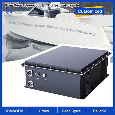 Batterie au lithium LiFePO4 96V 105Ah Batterie au lithium-ion marine Pour moteurs extérieurs, moteurs intérieurs, bateaux électriques, tenders, yachts