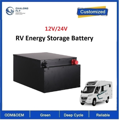 CLF Lithium fer phosphate rechargeable LiFePO4 batterie 100Ah 200Ah 300Ah 400Ah 12V 24V Pour le camping-car bateau