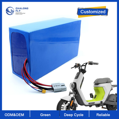Batterie au lithium LiFePO4 personnalisée 24V 36V 48V 60V 30AH Batterie Li-ion 40AH 60AH 80AH Pour fauteuil roulant électrique / moto électrique