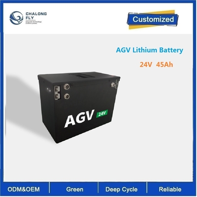 CLF OEM ODM 24V 45Ah chariot élévateur électrique AGV RGV Power Lifepo4 batterie au lithium OEM 24V 48V 100Ah 200Ah 300Ah 50Ah
