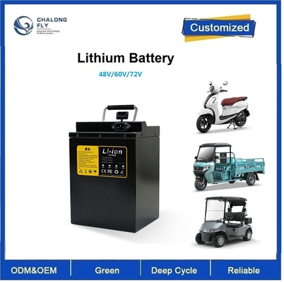 CLF OEM ODM 48V 60V 72V Batterie au lithium-ion LiFePO4 pour scooter électrique Motocycle Tricycle voiture Voiture de golf