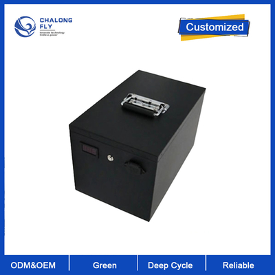 Moto électrique électrique de batterie au lithium du tricycle lifepo4 du paquet 60V 50Ah 3000Wh de batterie de scooter de l'ion E du lithium LiFePO4
