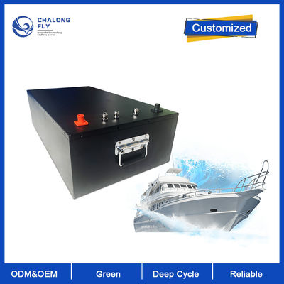 Batterie lithium marine LiFePO4 96V 300Ah OEM ODM avec étanchéité IP67 et énergie de 29,18 kWh pour bateaux électriques
