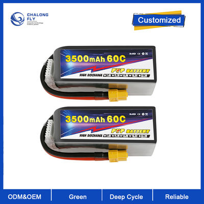 3500mAh 6S 22.2V Drone Battery High Energy Density Lithium Battery for RC Models