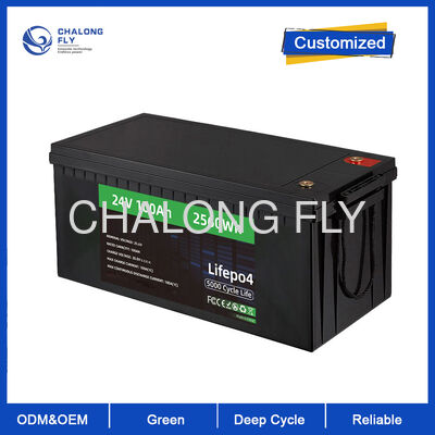 12V/24V 400Ah alimentation solaire ESS LiFePO4 batterie à l'état solide avec 6000 cycles et garantie de 3 ans Qingyao