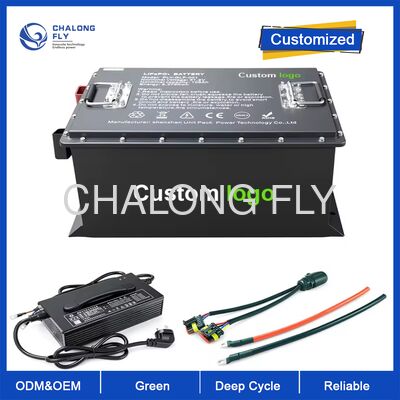 OEM ODM LiFePO4 MAX BMS 200A Batterie pour chariot de golf électrique Batterie au lithium-ion à haute capacité 51.2v 105ah