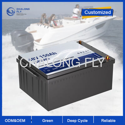 Pack de batterie 48V 150Ah LiFePO4 avec système de gestion intégré Moteur électrique de bateau de mer Yacht Trolling Motor Kayak Accessoire