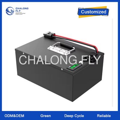 OEM ODM Pack de batterie LiFePO4 avec capacité personnalisée imperméable à l'eau IP67 et BMS CAN/RS485 pour robots agricoles et UGV