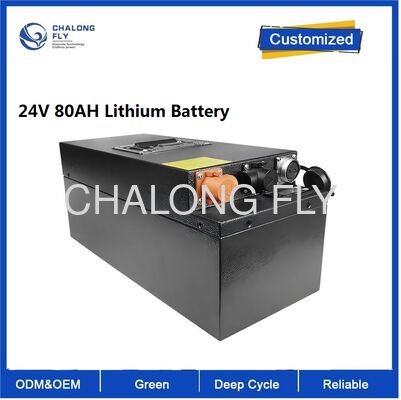 Pack de batterie au lithium carré CLF 24V 80Ah Stockage d'énergie haute puissance Batterie externe au lithium-ion