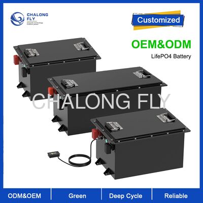 Batterie de golf LiFePO4 de haute capacité de 48V 100Ah avec 4000 cycles et cellules de qualité A
