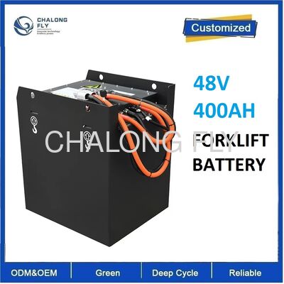 Batterie au lithium pour chariot élévateur 48V 400Ah avec BMS intelligent et chargeur rapide pour chariot élévateur électrique