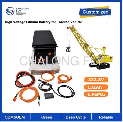 CLF OEM batterie au lithium haute tension 332.8V 132Ah Système de batterie LiFePO4 pour les véhicules de construction