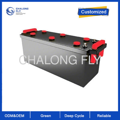 Batterie LiFePO4 12 V 400 Ah avec 5 000 cycles profonds, courant continu 200 A et conception légère pour camping-cars et camping-cars
