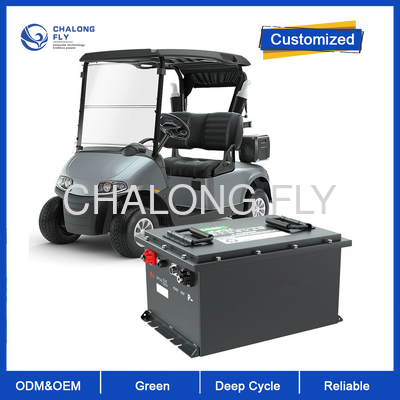 Batterie de panier de golf LiFePO4 de 48V 150Ah avec plus de 6000 cycles et protection imperméable IP65