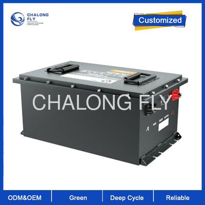 48V 190Ah LiFePO4 Golf Cart Batterie avec 5000+ Cycles, 9,12 kWh de capacité élevée et IP65 boîtier étanche