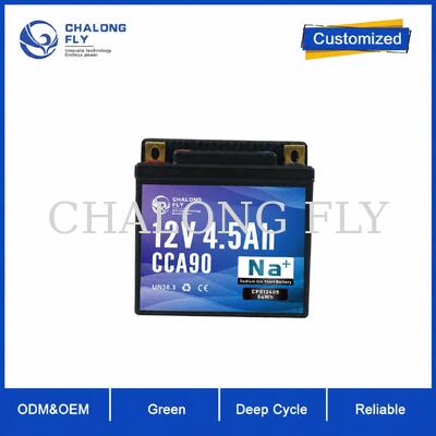Batterie de démarrage compacte sodium-ion pour moto 12V 4.5Ah 90CCA