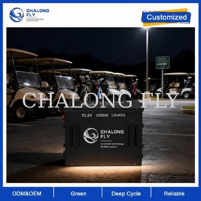 Batterie intelligente LiFePO4 pour voiturette de golf avec surveillance par application et capacité de 105 Ah 210 Ah en options 36 V 48 V 72 V 96 V